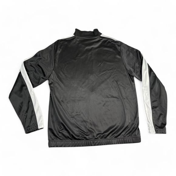 Fila Jacket Adult LARGE Black Silver White Rhory Track Active Wear Athletic Tags - Picture 3 of 11